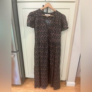 Christy Dawn Dawn Dress Black Cosmos. Medium. NWOT